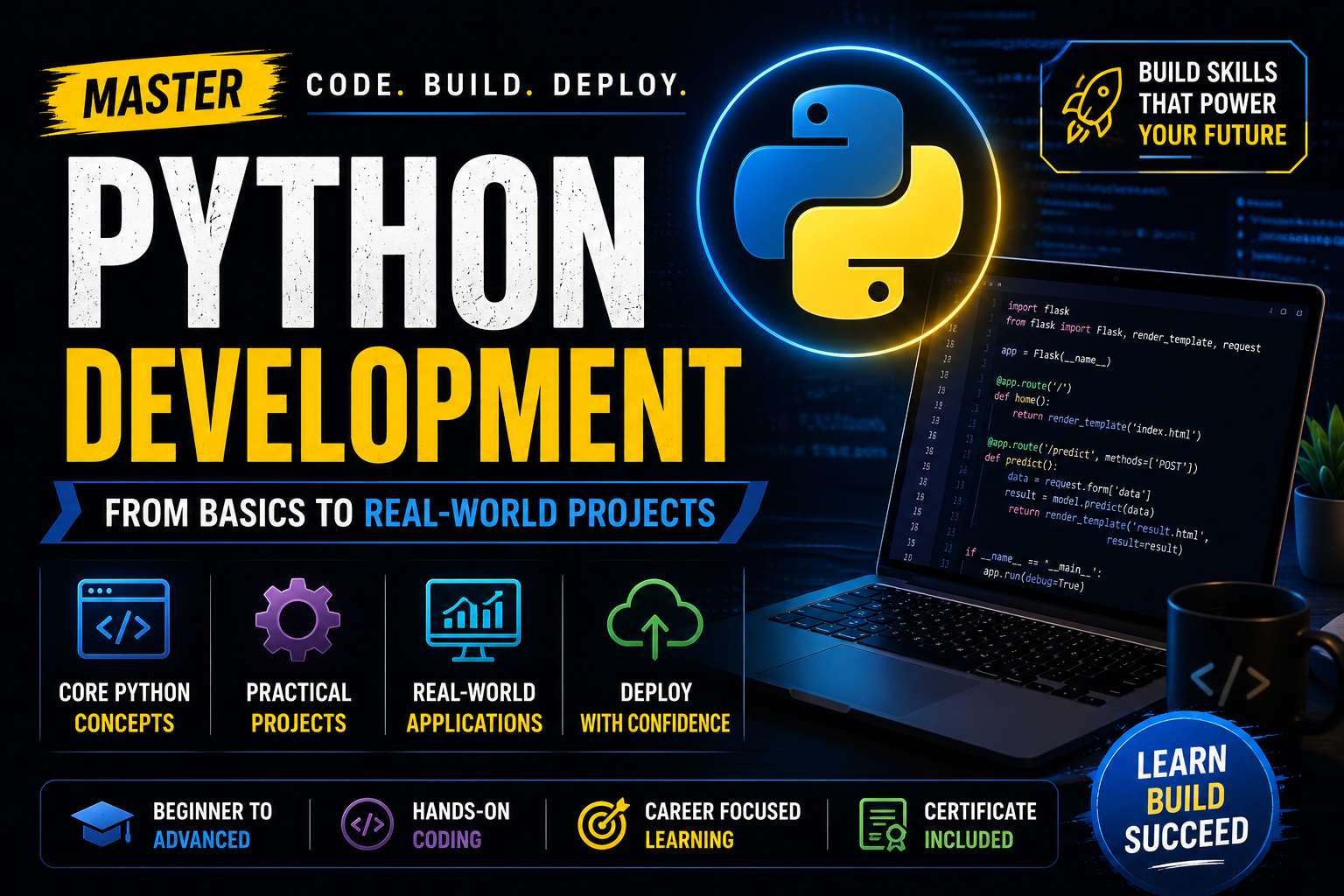 Python Development Bootcamp: From Zero to Job-Ready